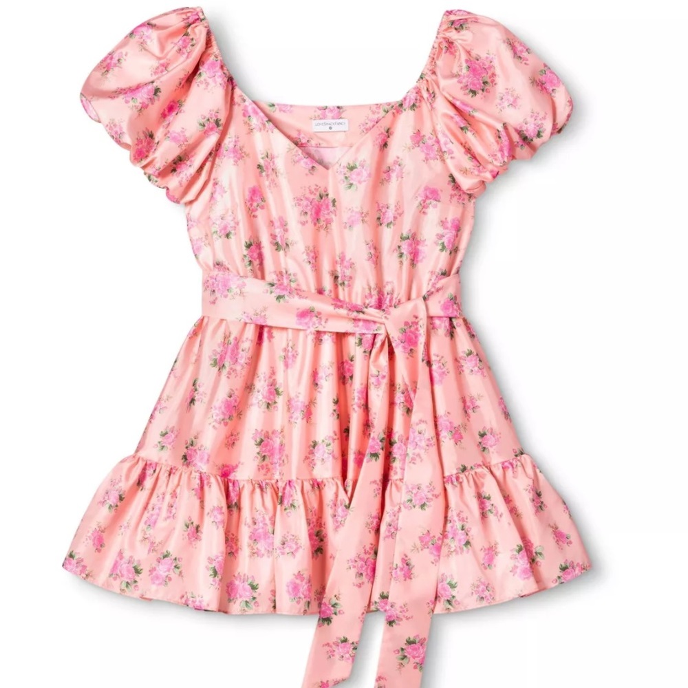 Loveshackfancy x Target Satin Floral Dress